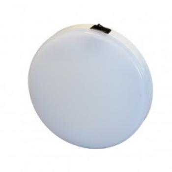 Deckenlampe, LED, rund, weiß mit Schalter, 12/24V, 1 Stk.