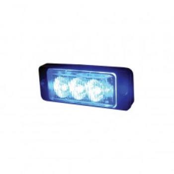 LED-Warnleuchte R65, 3 x blau A 12/24 Volt, 1 Stk.