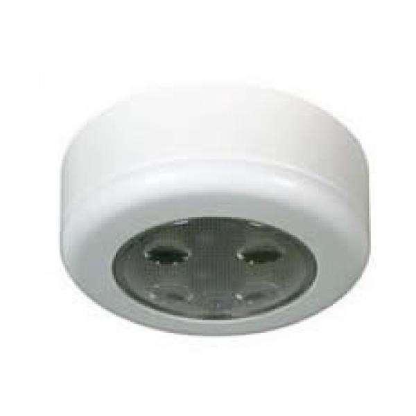 Deckenlampe weiß, mit LED-Schalter 12/24 Volt, 1 Stk.