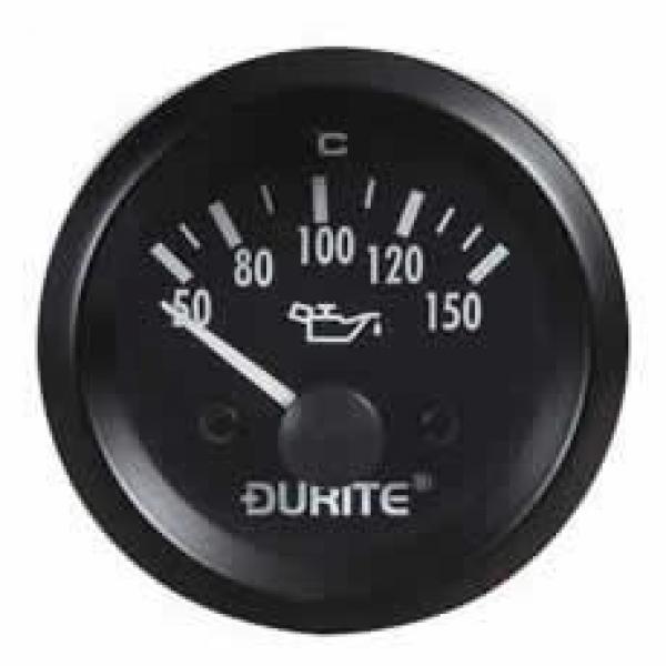 Durite Öltemperaturanzeige mit Sender 52mm 12 Volt BX1-0-523-15
